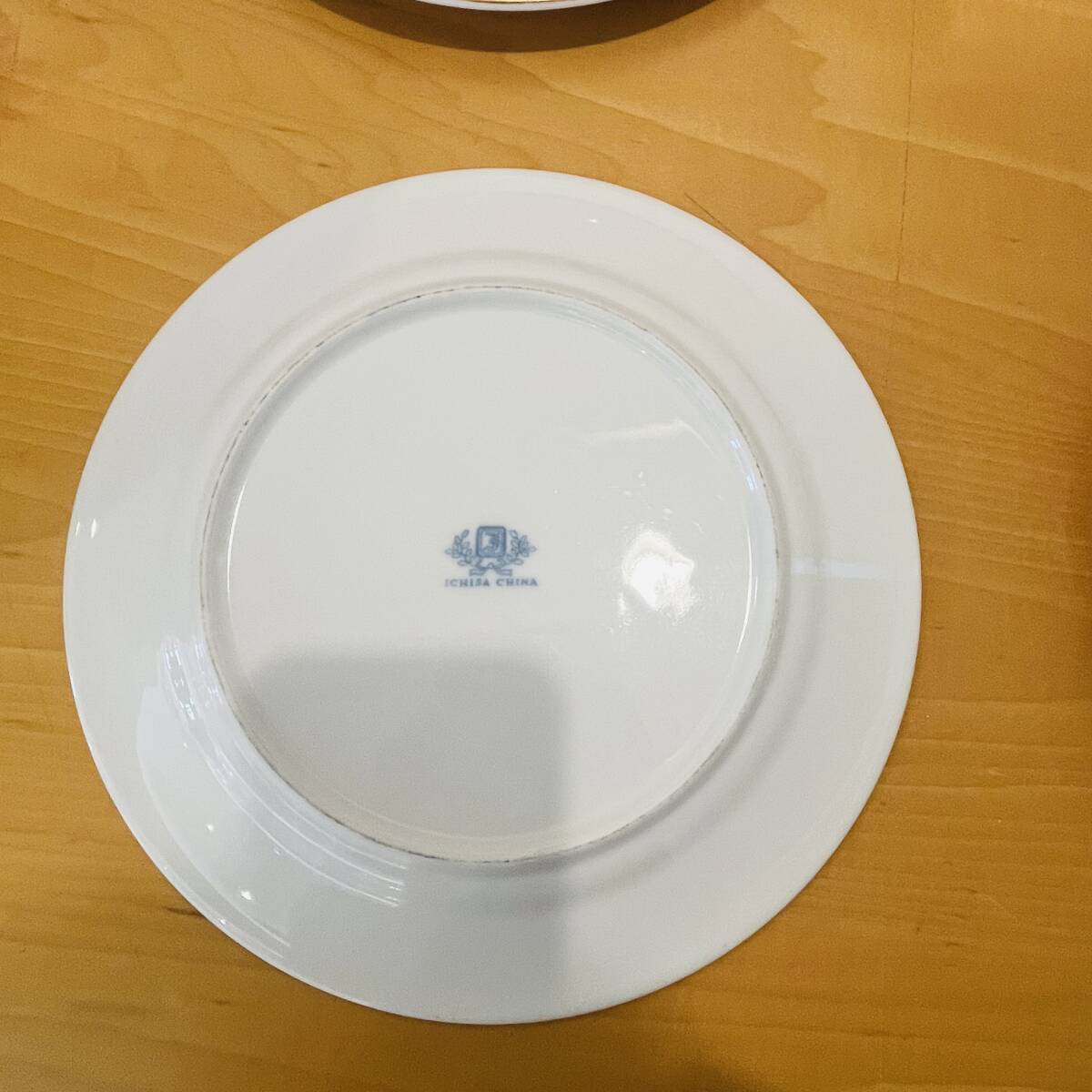 NA5144 平皿 5枚セット ICHISA CHINA 洋風皿 洋食 レストラン 披露宴 盛り付け皿 検K_画像2