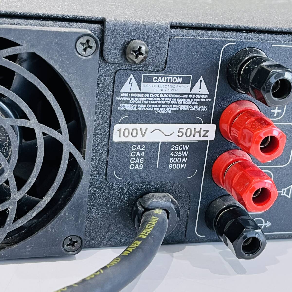 NA5240 クレストオーディオ CA4 通電確認 パワーアンプ 音響 PA機器 レコーディング 業務用 検K_画像5