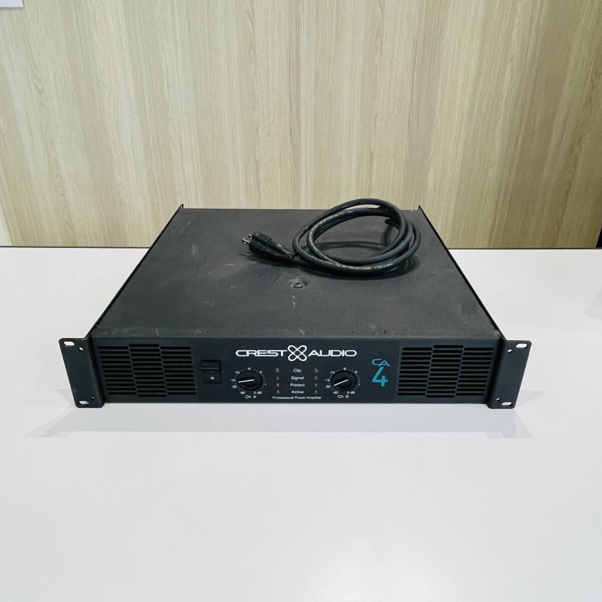 NA5240 クレストオーディオ CA4 通電確認 パワーアンプ 音響 PA機器 レコーディング 業務用 検K_画像1