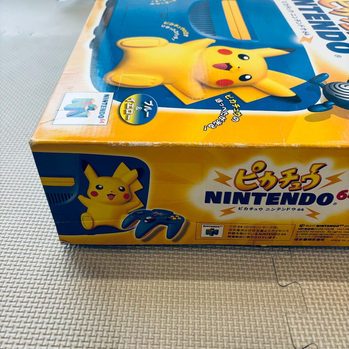 未使用 ニンテンドー64 NINTENDO64 ピカチュウ ブルー&イエロー ポケモンNintendo ロクヨン