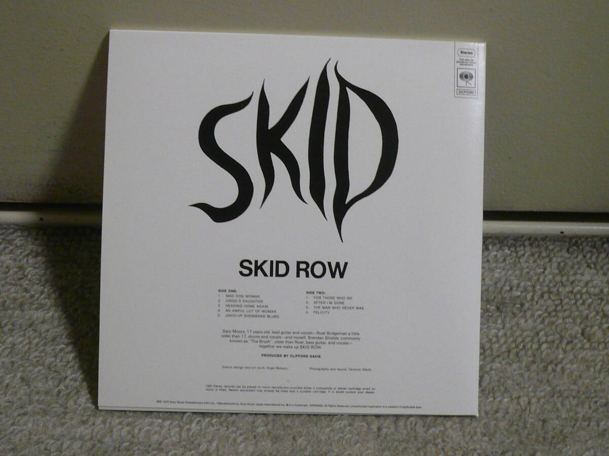 【国内盤：紙ジャケット仕様】SKID ROW（スキッド・ロウ)「SKID（スキッド）」の画像4