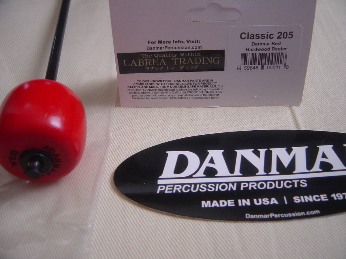 DANMAR ビーター Classic 205 ハードウッド ステッカーあり ダンマー_画像2