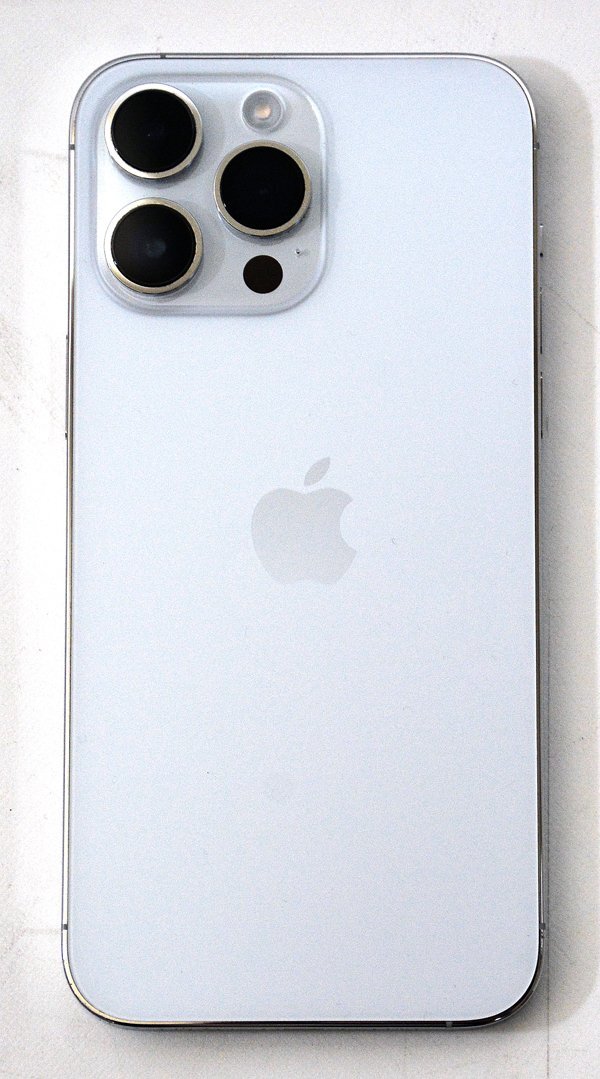 ★極美品！Apple アップル iPhone 14 Pro Max 128GB シルバー SIMフリー MQ973J/A 元箱付！★の画像8