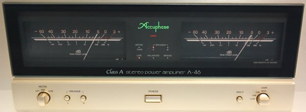 * original box attaching!Accuphase Accuphase A-46 stereo power amplifier *