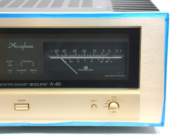 * original box attaching!Accuphase Accuphase A-46 stereo power amplifier *