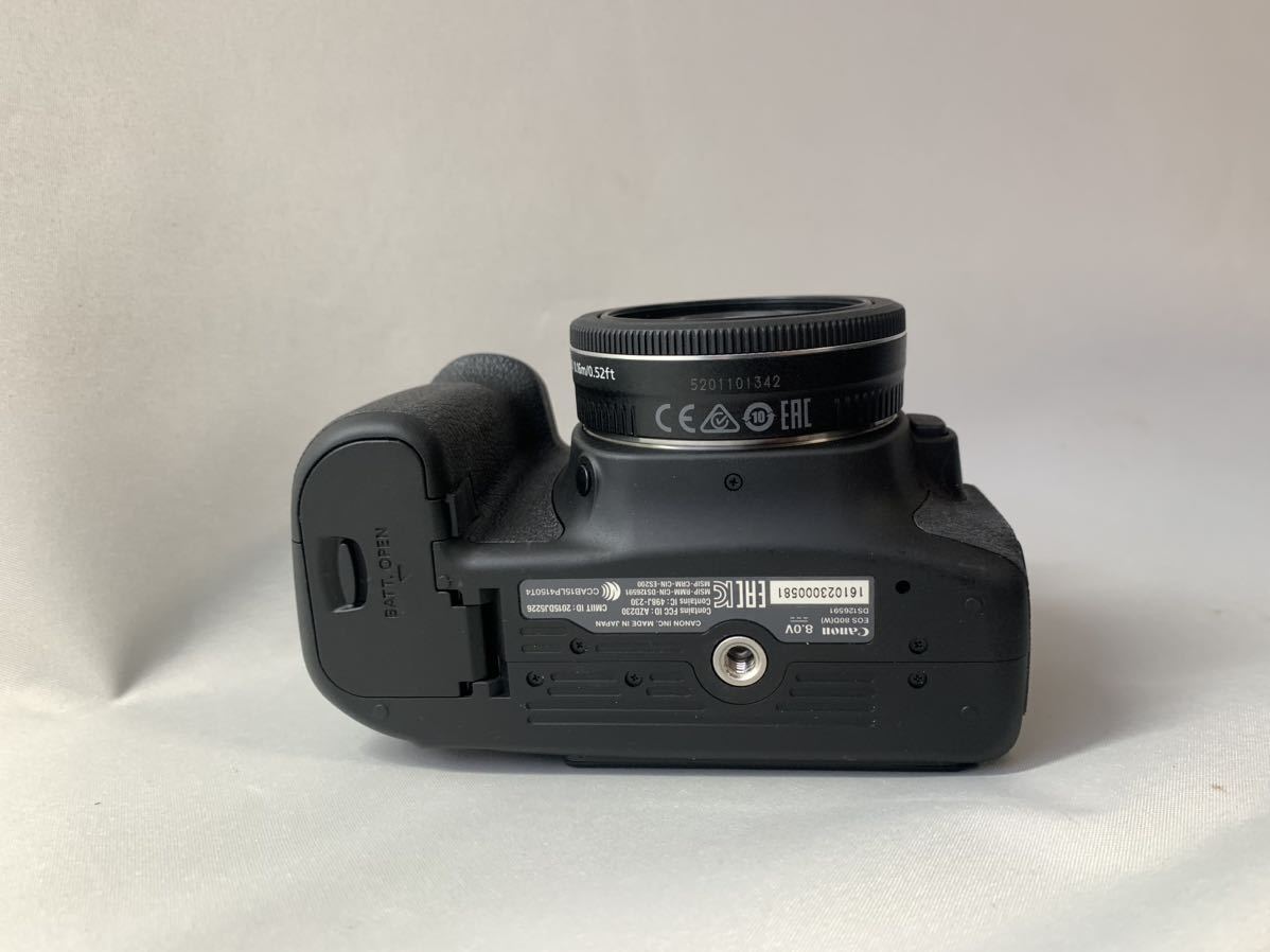 【動作確認済】Canon EOS デジタル一眼レフカメラ 80D EF-S 24mm_画像9