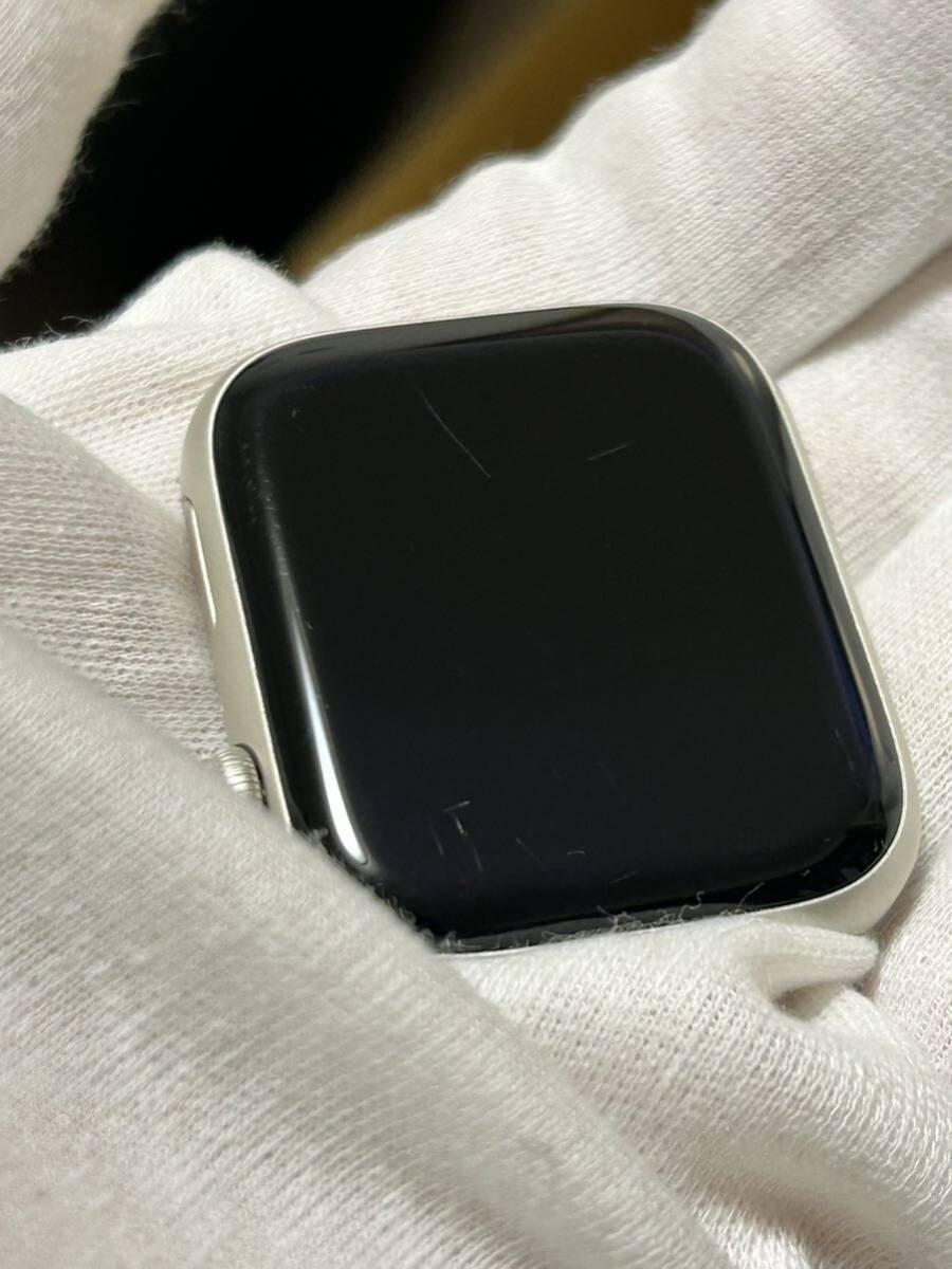 Apple Watch Series 7 45mm Starlight GPSモデル アップルウォッチ アルミニウム