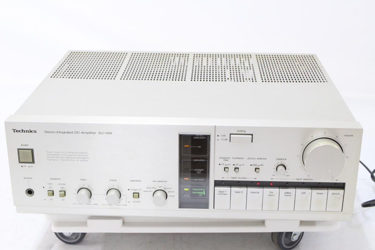 【ト石】 Technics テクニクス DC アンプ SU-V6X Stereo Integrated DC Amplifier プリメインアンプ 通電確認済 ECZ01EWH86_画像2