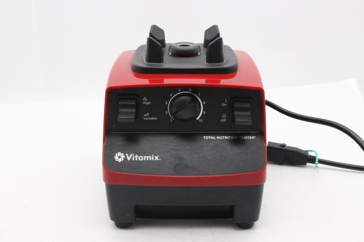 【ト石】 VITAMIX バイタミックス VM0111 ミキサー ジューサー 容量2000ml ブラック×レッド 通電確認済み ECZ01EWH36_画像6