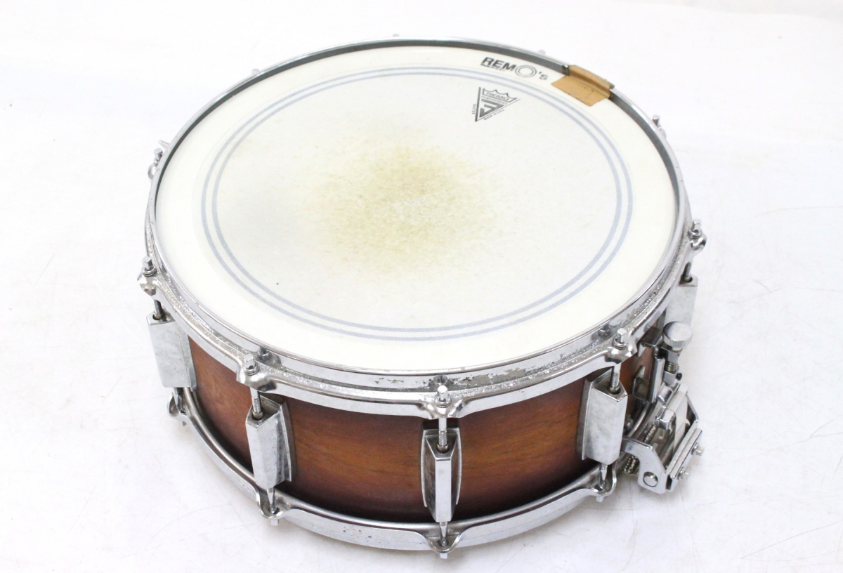 【ト石】② YAMAHA ヤマハ SD965RC Sunset Brown スネアドラム REMO ECZ01EWH05_画像1