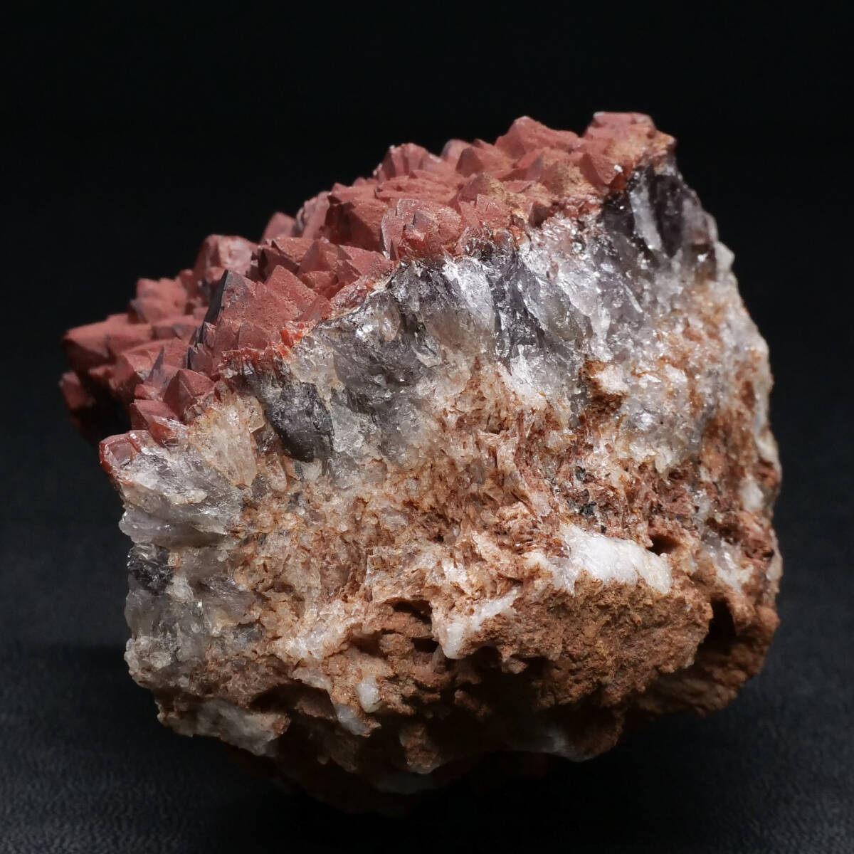 【鉱物 標本 赤水晶 水晶 結晶 原石】モロッコ レッドクォーツ クラスター_画像10