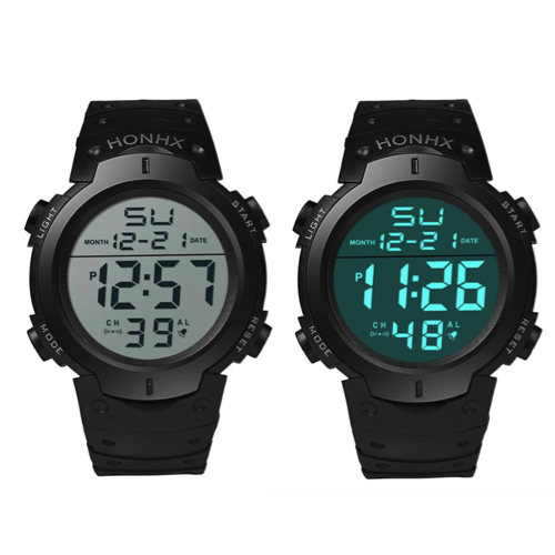 HONHX 腕時計 デジタル腕時計 3気圧防水 ダイバーズウォッチ d_画像2