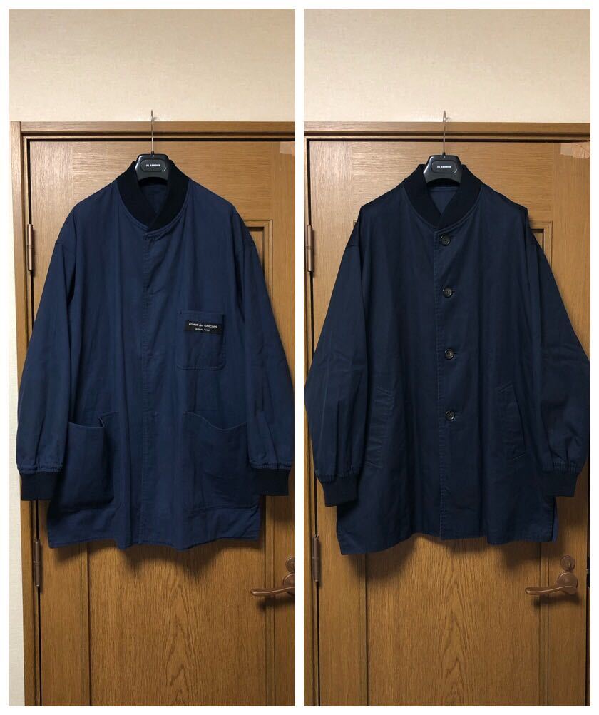 80s COMME des GARCONS HOMME PLUS コムデギャルソンオムプリュス 初期 オーバーサイズ リバーシブル ブルゾン ボンバー ジャケット コート_画像1