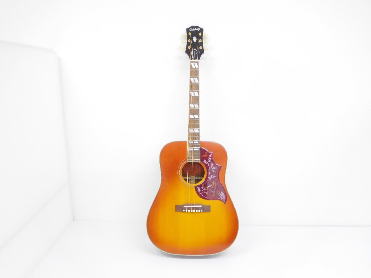 訳アリ未使用品■エレアコ■Epiphone■ハミングバード　Hummingbird Aged■CHERRY SUNBURST GLOSS IGMTHUMACHGH1■_画像1