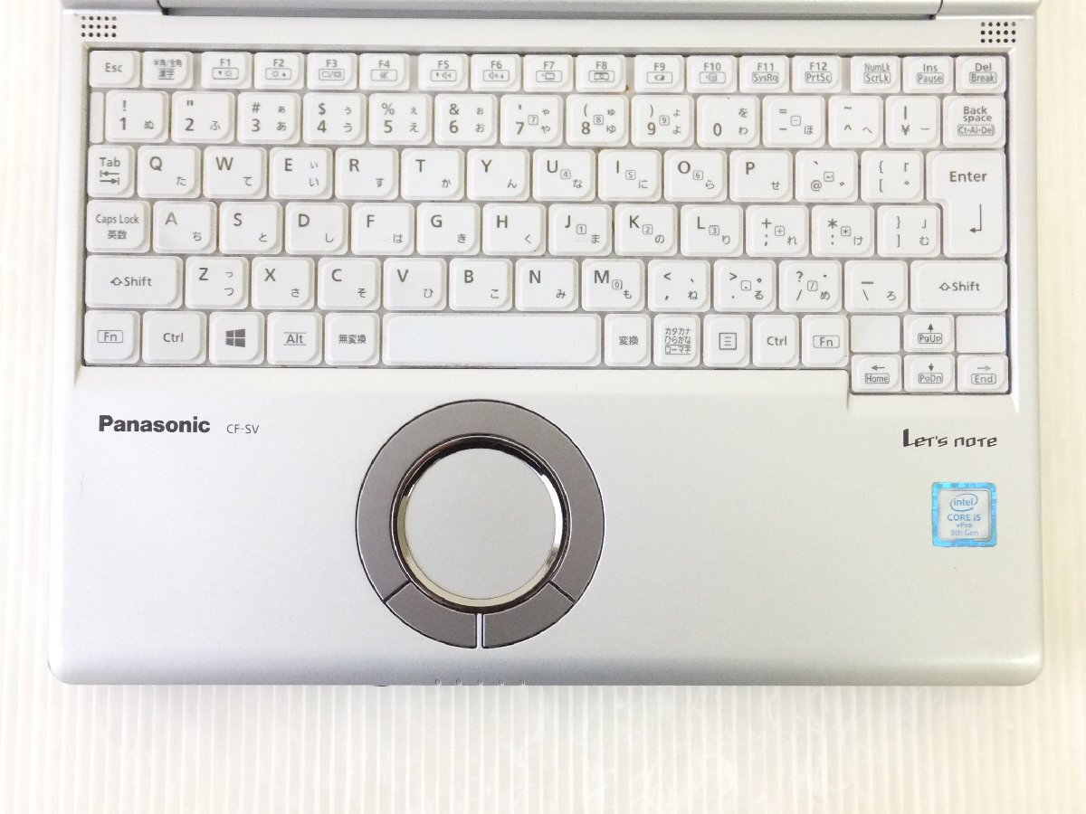 大容量高速SSD 512GB Win11■ Panasonic Let's note CF-SV7■CF-SV7RDAVS■Core i5-8350U 8GB(メモリ) Sマルチ 12.1型■Office■の画像5