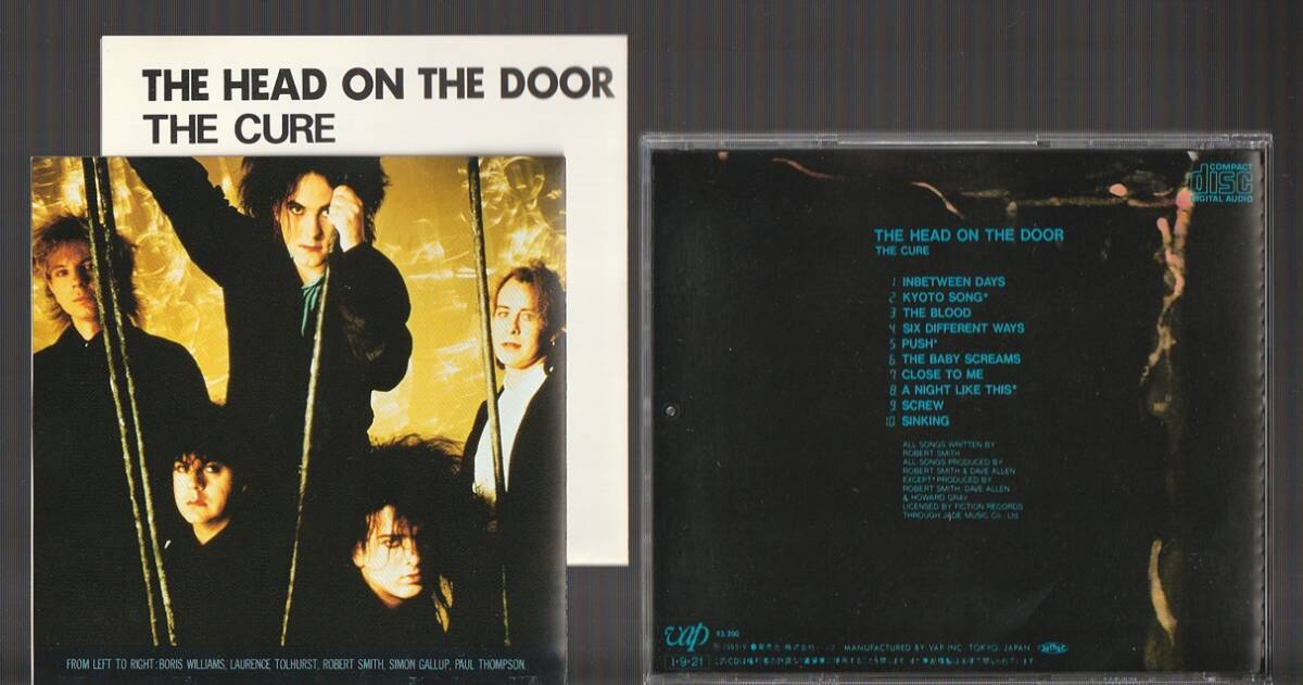 即決 送料込み THE CURE ザ・キュアー THE HEAD ON THE DOOR ザ・ヘッド・オン・ザ・ドアー 80009-32 廃盤CD 初期プレス3200円盤 旧規格_画像2