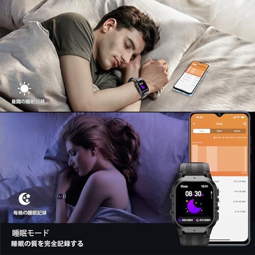 OUKITEL смарт-часы smart watch,1.96 дюймовый, аккумулятор 15 день продолжение использование, поступление сообщение Line/ сообщение сообщение,Bluetooth5.2 телефонный разговор 