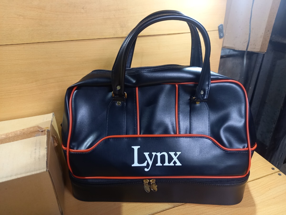 【o】Lynx リンクス シューズ収納付 ボストンバッグ おそらく未使用品の画像2