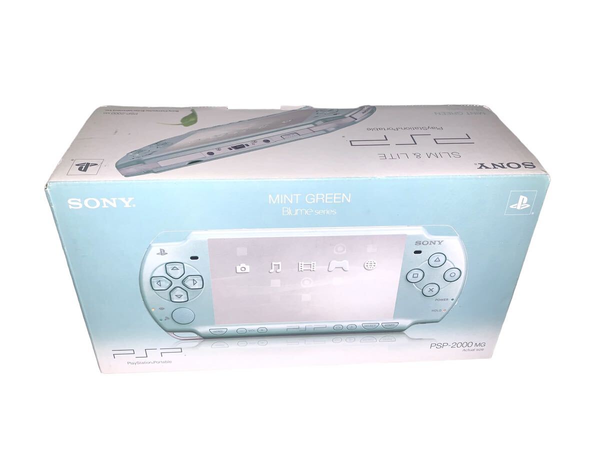 極美品　PSP本体　PSP-2000 ミントグリーン_画像1