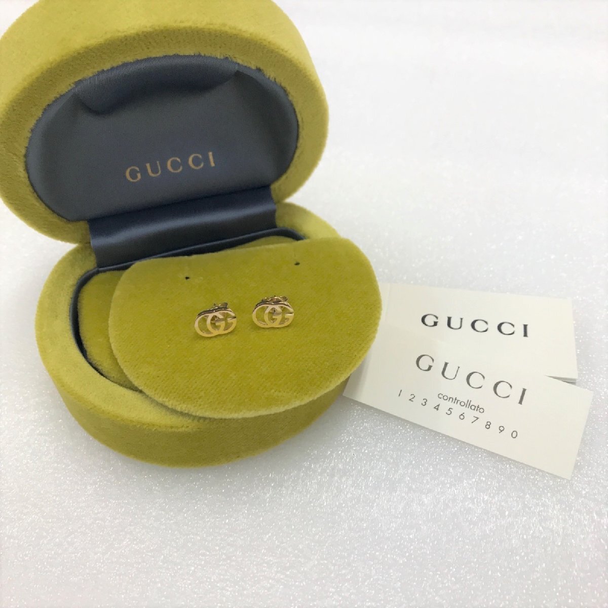 GUCCI グッチ ピアス レディス 18K GGスタッズ イエローゴールド アクセサリー YBD094074002 / 094074098508000 ブランド プレゼント_画像7