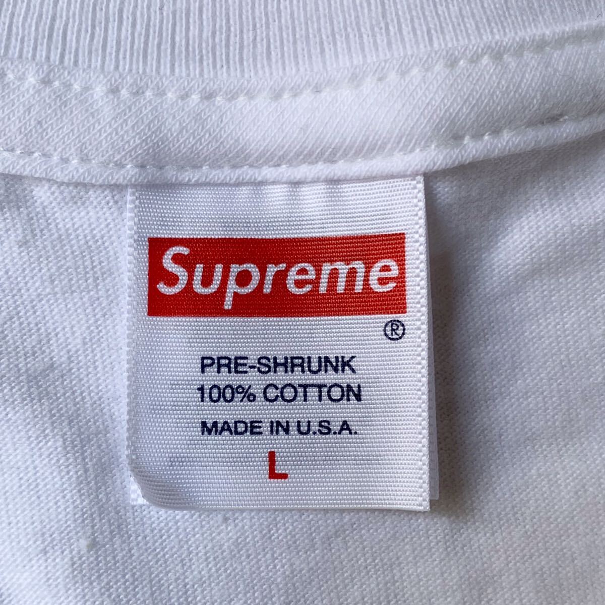 【L】新品 24SS Supreme シュプリーム Maradona Tee マラドーナTシャツ White ホワイト 白 国内正規 立ち上げ_画像5