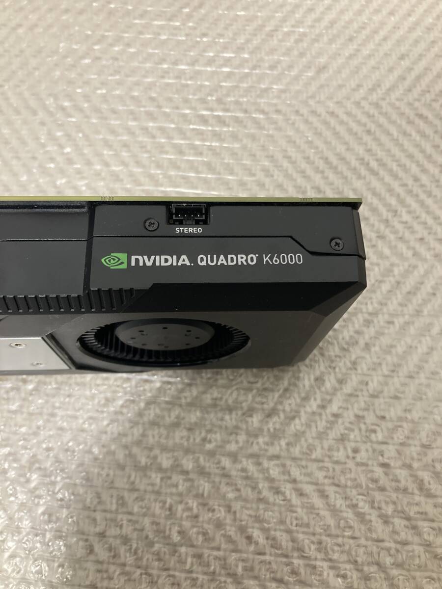 ★動作確認済★NVIDIA Quadro K6000★超高速超大容量12GB GDDR5メモリ★DVI-I × 1、DVI-D × 1、DisplayPort × 2 ★税無_画像7