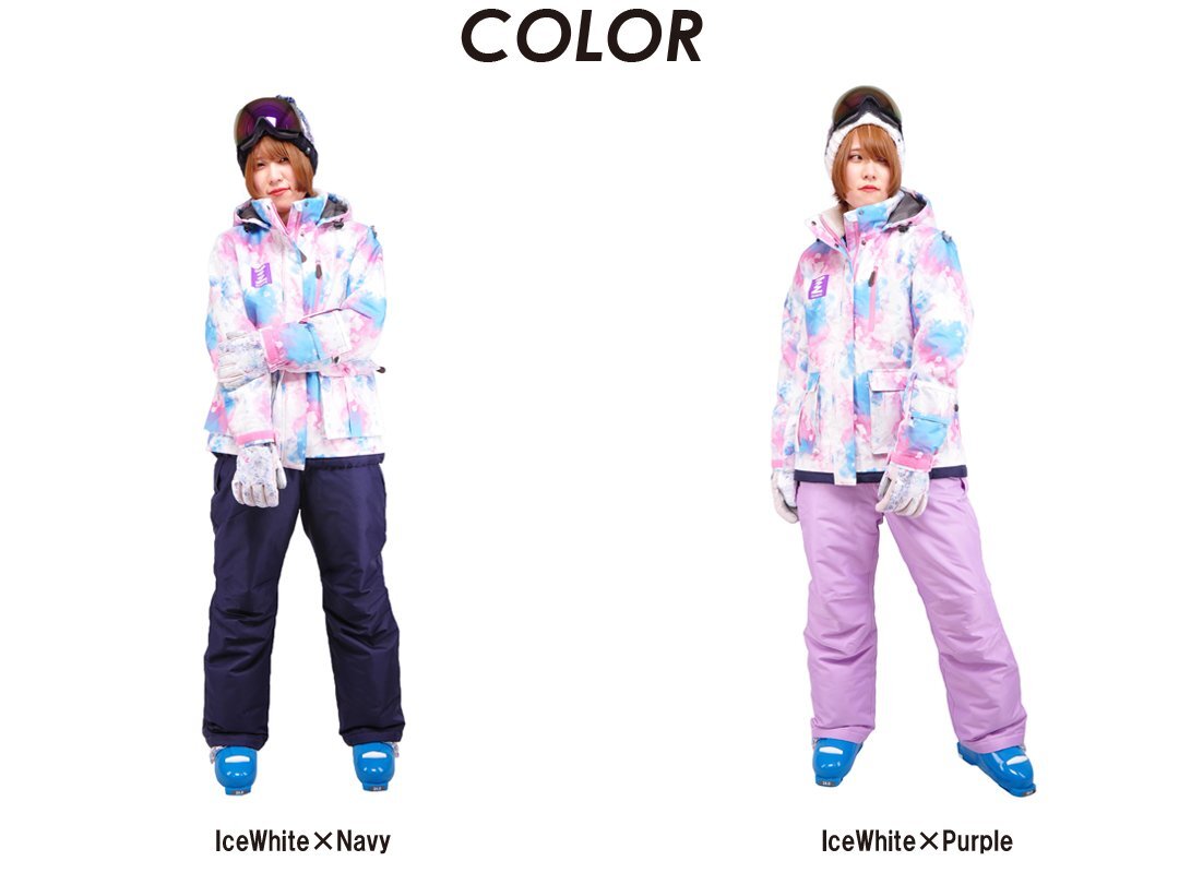 1105977-BANNNE/Snow Crystal Women Snow Suit レディース スキーウェア 上_画像3
