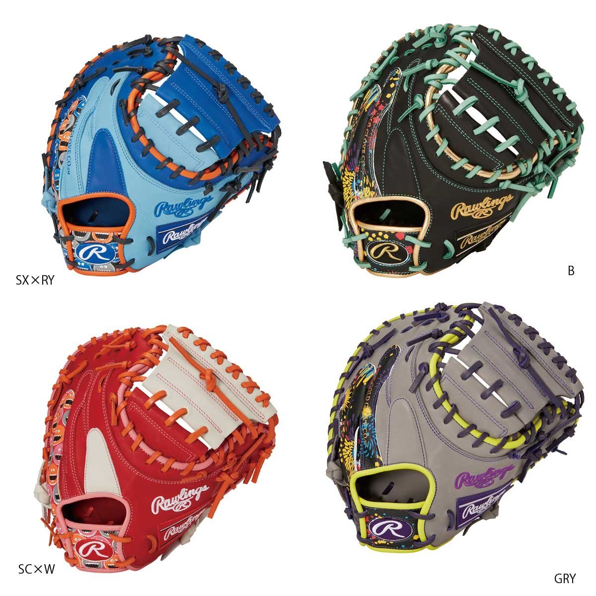 1379943-Rawlings/一般軟式ミット HOH GRAPHIC グラフィック 2AF キャッチャーミット/