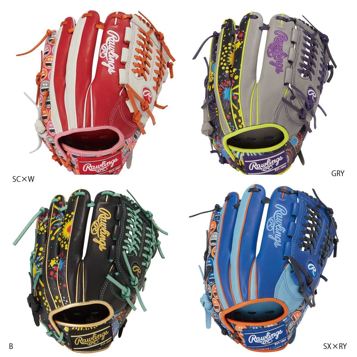 1379964-Rawlings/一般軟式グラブ HOH GRAPHIC グラフィック N64 オールランド/LH