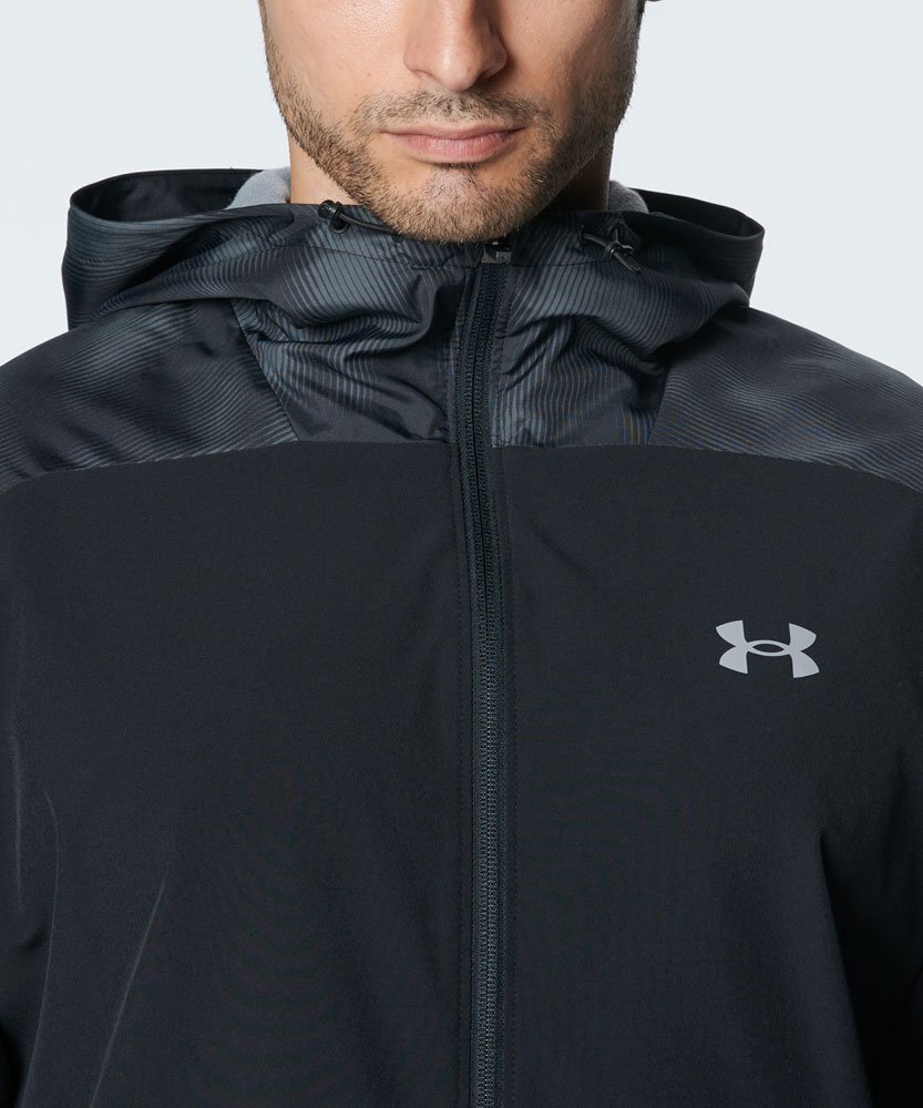 1529433-UNDER ARMOUR/メンズ UAトリコット ラインド ウーブン ジャケット/LG_画像4