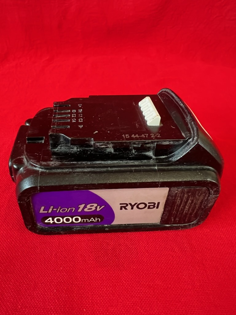 RYOBI 18V 4000MAH B-1840L バッテリー_画像1