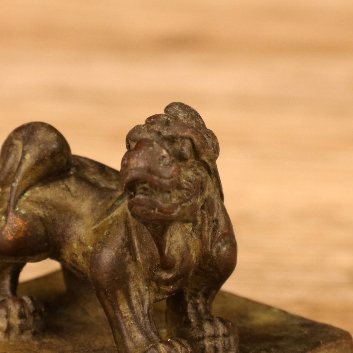 【古寶奇蔵】銅製・貔貅印章・置物・賞物・中国時代美術_画像9