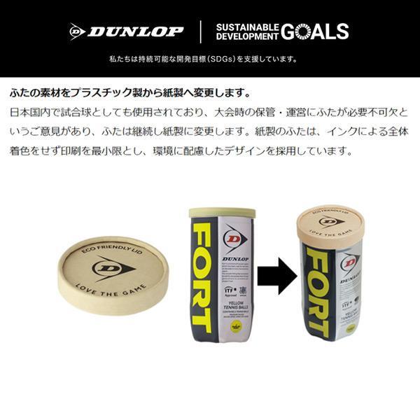 ●●運賃無料 ダンロップフォート（DUNLOP FORT）テニスボール 2球入 8缶の画像2