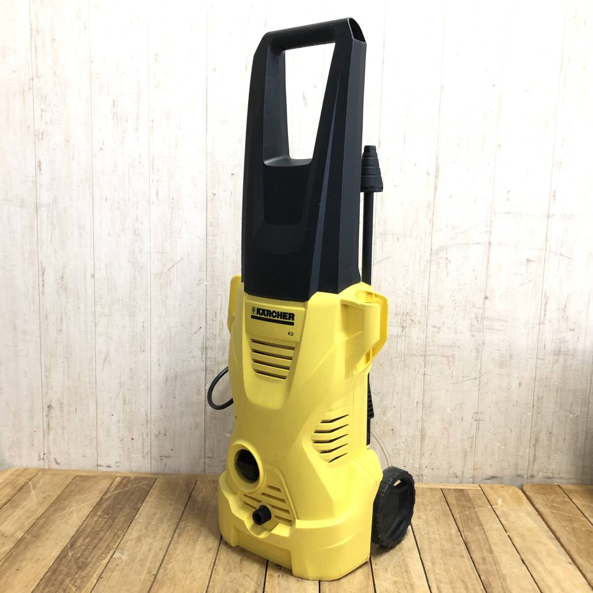 ▼【動作OK】KARCHER K2 家庭用 高圧洗浄機 ノズル付 電動工具 掃除 洗車用品 コンパクト 高性能 ケルヒャー