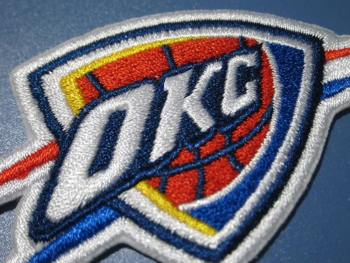 ～小物～ NBA x オクラホマシティ・サンダー Oklahoma City Thunder ワッペン 1枚_画像2