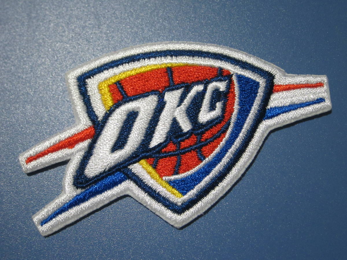 ～小物～ NBA x オクラホマシティ・サンダー Oklahoma City Thunder ワッペン 1枚_画像1