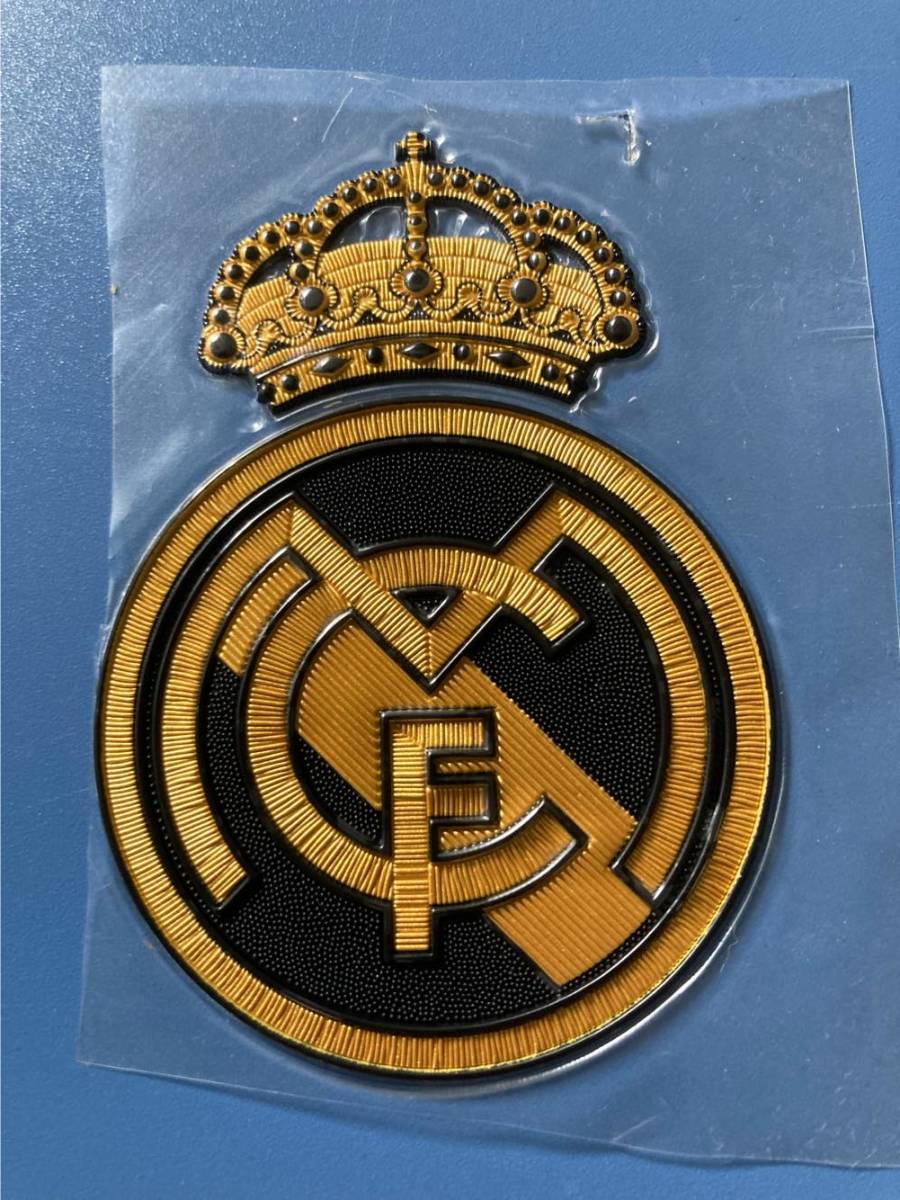～小物～ レアル マドリッド Real Madrid ワッペン 1枚 (金)の画像1