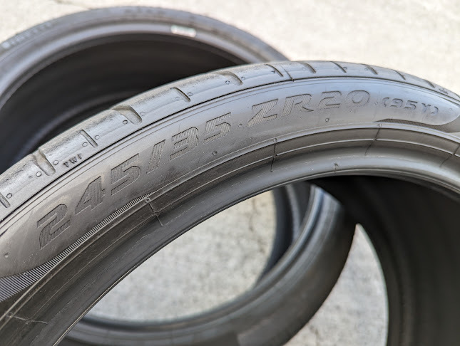 245/35ZR20 PIRELLI P-ZERO PZ4 Ferrari承認F02 中古品2本セット（F）の画像8