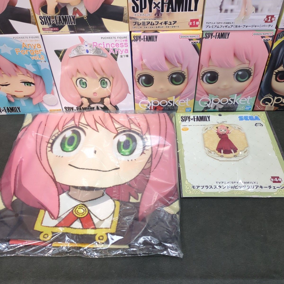 スパイファミリー　アーニャ　ヨル　ボンド　ロイド　パーティー　ちょこのせ　Qposket  プチエット　おひるねこ　フィギュア