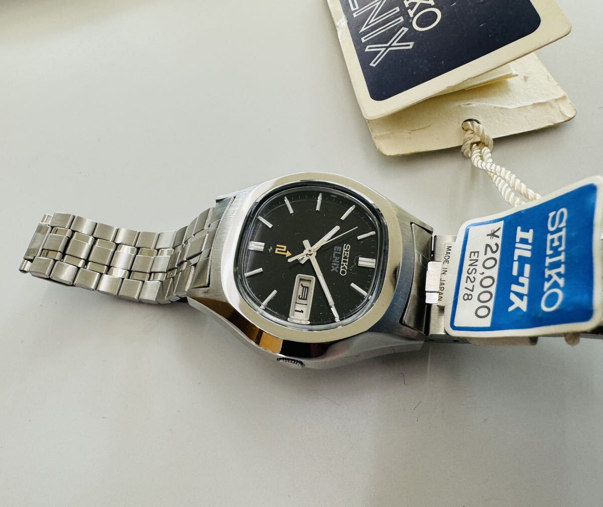 デッドストック SEIKO ELNIX セイコー エルニクス 腕時計 ENS278 ステンレス メンズ_画像5