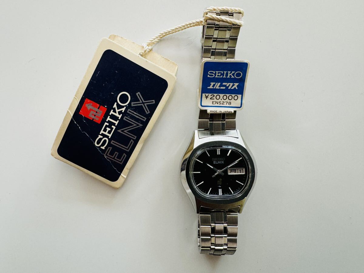 デッドストック SEIKO ELNIX セイコー エルニクス 腕時計 ENS278 ステンレス メンズ_画像1