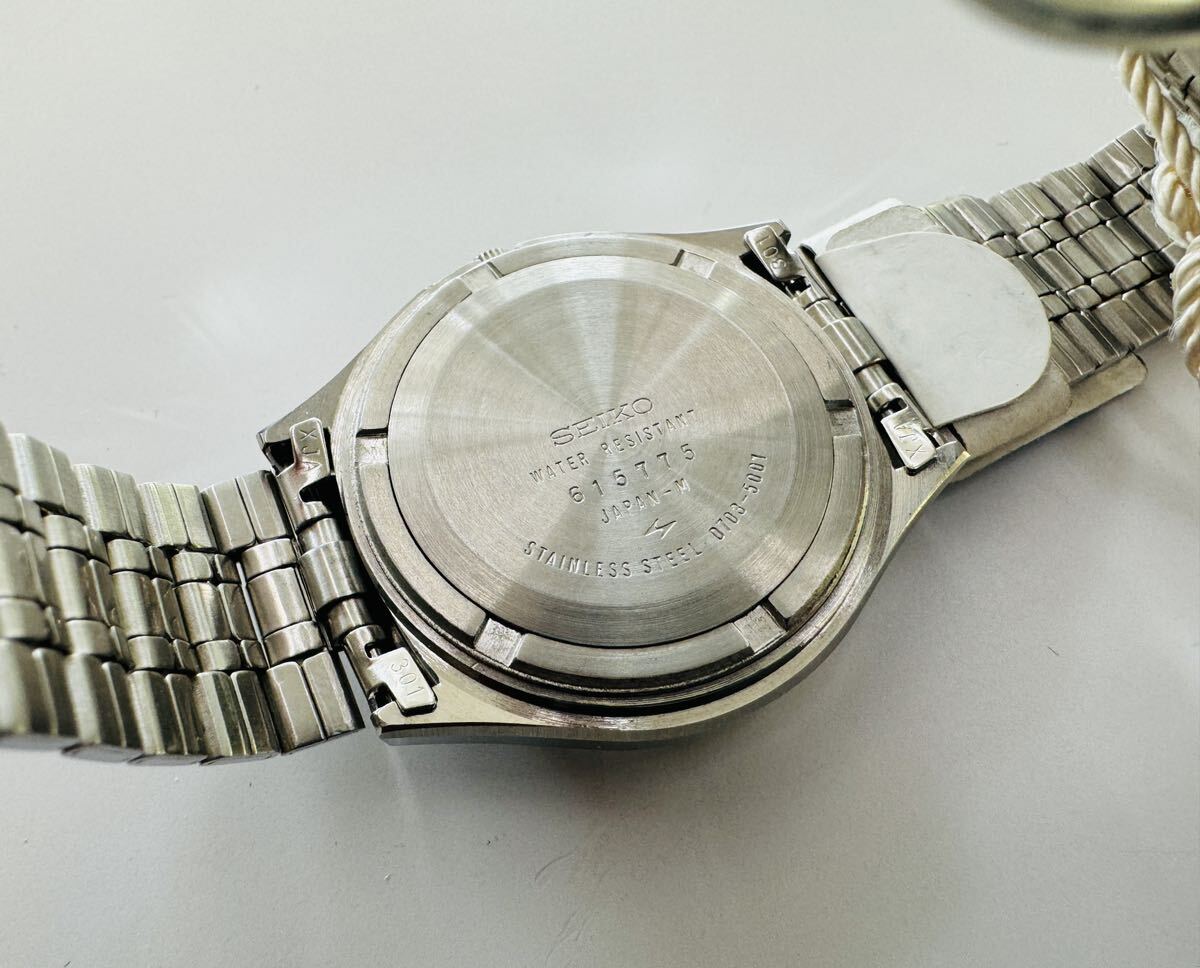 デッドストック SEIKO ELNIX セイコー エルニクス 腕時計 ENS278 ステンレス メンズ_画像6