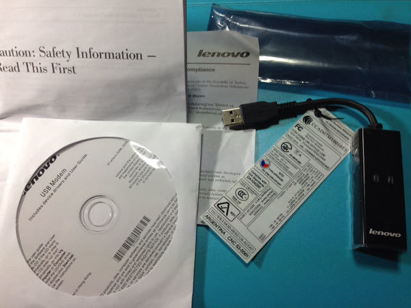 レノボ・ジャパン Lenovo USB モデム 43R1814の画像2