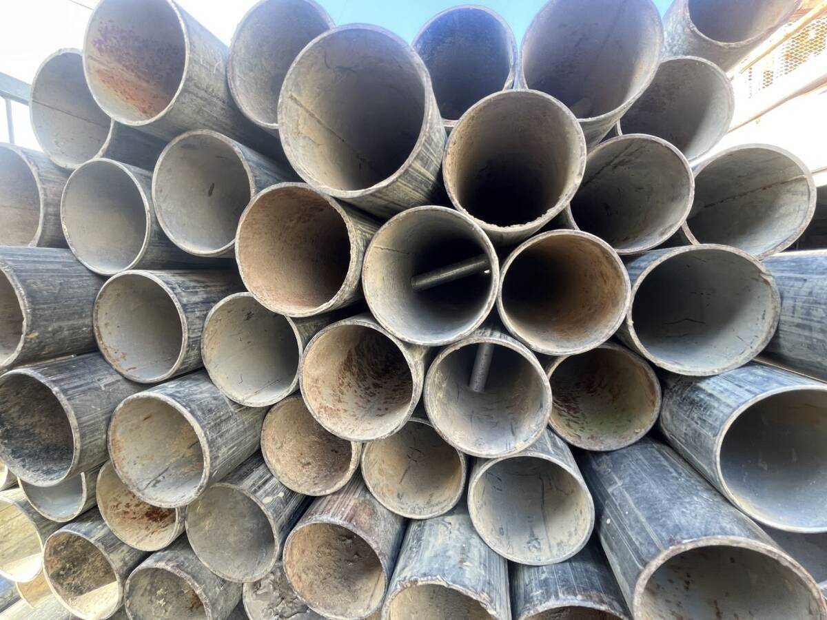 岐阜県発】 単管パイプ 1m 100cm 1000mm 中古 50本 肉厚 2.0mm 岐阜県発】 単管パイプ 1m 100cm 1000mm 中古 50本 肉厚 2.0mm