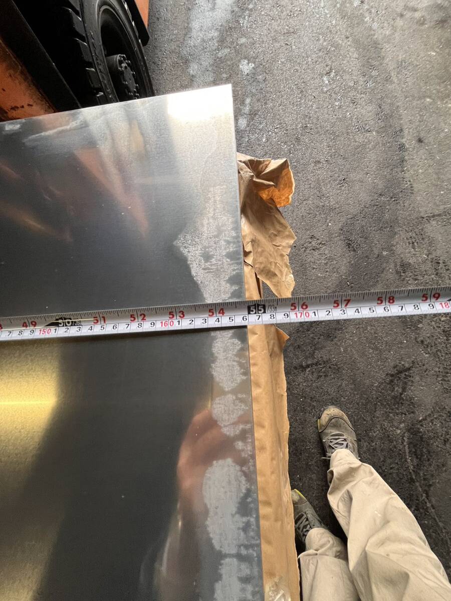 新品　アルミ板（3.2ｍｍ　166ｍｍ　145ｍｍ）　一枚の重さ18キロ_画像6