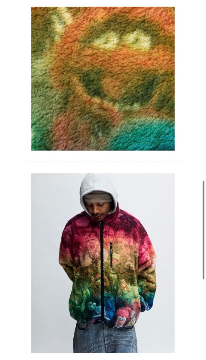 L Supreme Muppets Fleece Jacket Multicolor シュプリーム L Supreme Muppets Fleece Jacket Multicolor シュプリーム