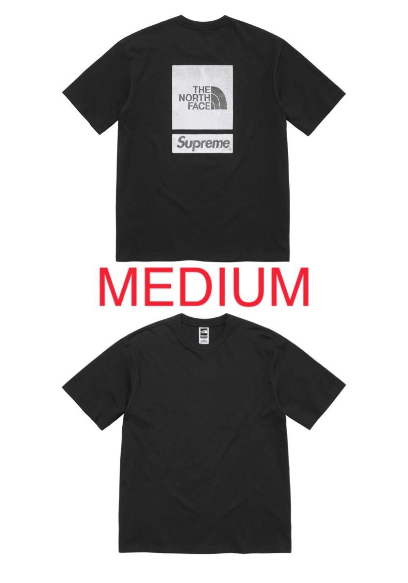 Supreme The North Face S/S Top Black M Medium 新品未使用　tee