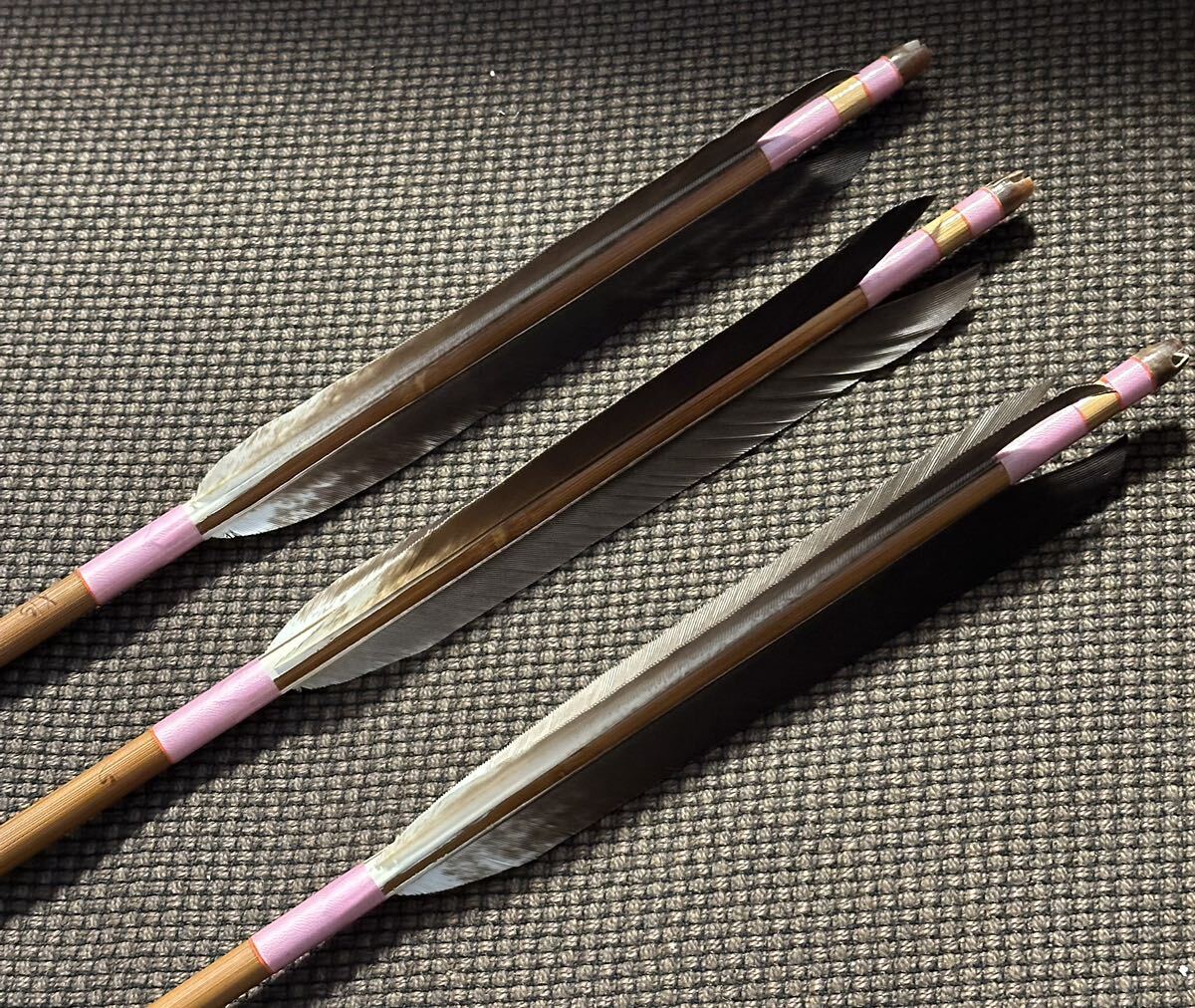 未使用】竹矢 96cm 28 5g 6本 長の字鶴 長谷川弓具製 犬鷲手羽 未使用】竹矢 96cm 28 5g 6本 長の字鶴 長谷川弓具製 犬鷲手羽