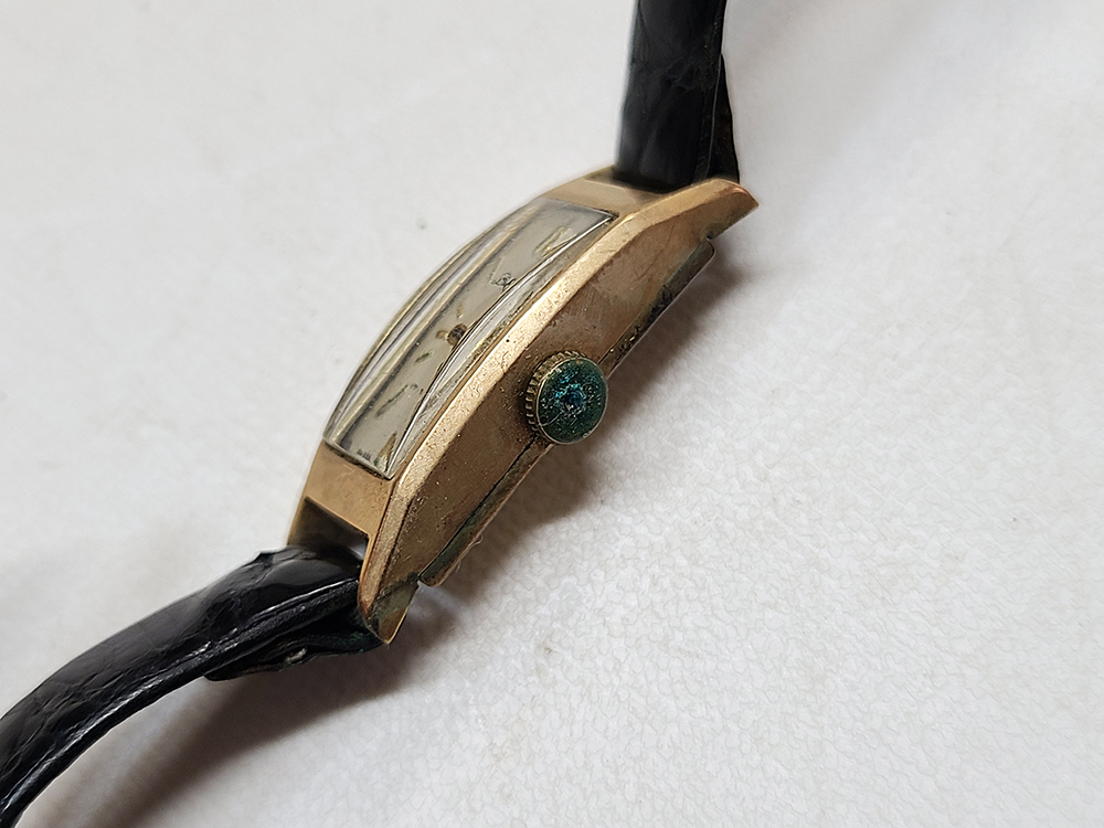 【a11】BENFRE ベンフレ 18金 アンティーク 腕時計 手巻き ヴィンテージ K18 レディース ジャンク品の画像2