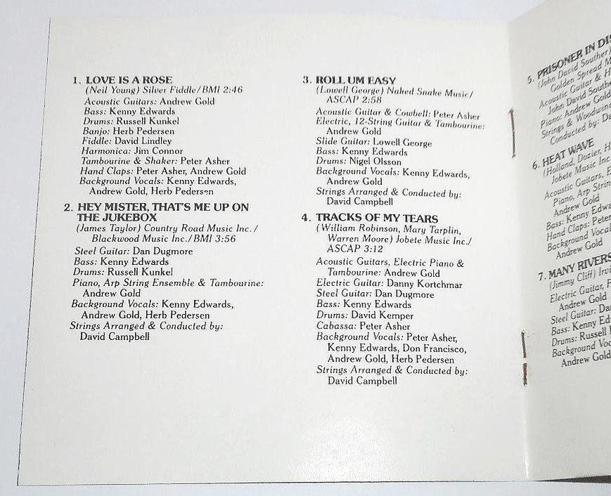 2000年US盤◎HDCD『Prisoner In Disguise 哀しみのプリズナー Linda Ronstadt』リンダ・ロンシュタット★76年,心にしみる名録音,全米4位の画像8